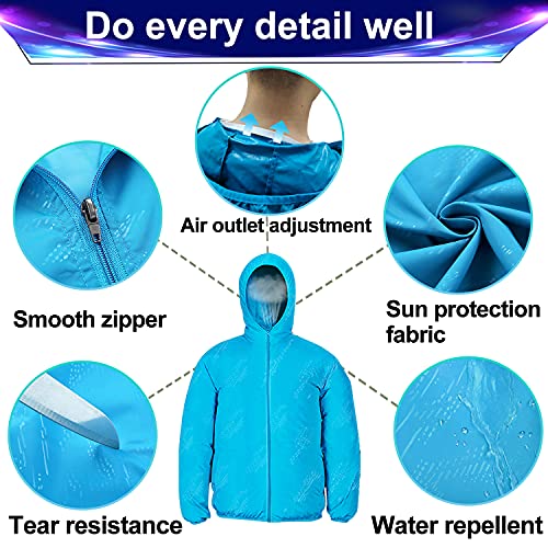 Air Conditioned Clothes Cooling Vest 3Speed Adjustable Fan Ac Jacket