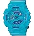 Casio G-Shock Blue Dial Blue Resin Multi Quartz Ladies Watch GMAS110CC-2A