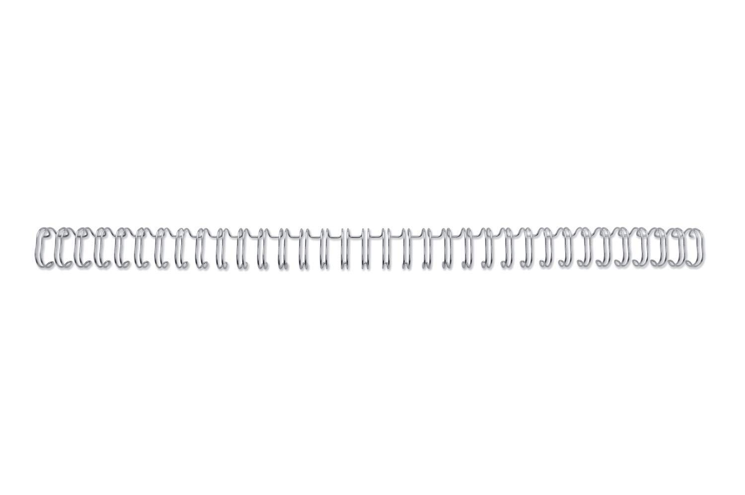 GBC WireBind Binding Wires, 11 mm, 100 Sheet Capacity, A4, Silver, Pack of 100, RG810797