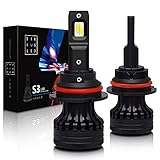 SiriusLED X2 Extremely Bright COB LED Chip 8000 Lumens Headlights Fog Lights Bulb Conversion Kit 9007 HB5 6000K Xenon White