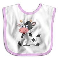 Cute Baby Cow Infant Toddler Bibs Super Absorbent Cute Prints Baby Bib Funny Baby Shower - Gift