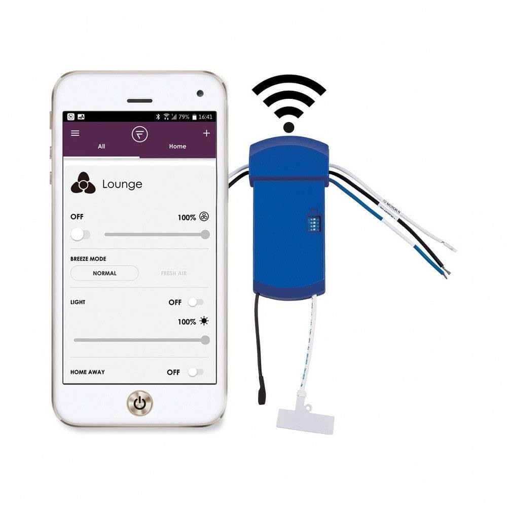 Photo 1 of Fanimation WFR8534 FanSync Smart WiFi Receiver, Blue 5.04x2.52x1.22