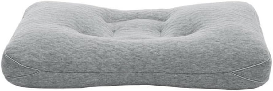 HiMqhy Help sleep memory pillow resin Polyethylene hollow tube pillow can be washed treatment cervical pillow smile magic Relieve Snoring pillow shallow gray 52cm * 32cm * 10cm