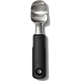 OXO Good Grips Stainless Steel Ice Cream Scoop | Curved Head Scoops Hard Ice Cream, Scrapes Sides Clean, Ideal for Ice Cream &amp; Sorbet, Dishwasher Safe