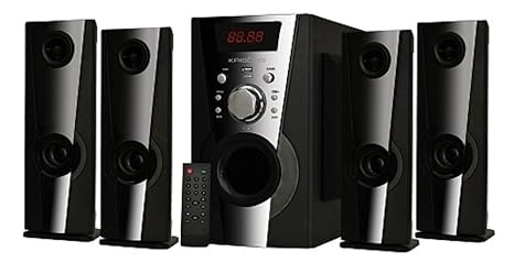 krisons wireless home theatre with bluetooth speaker and remote