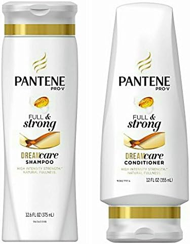 Pantene Pro-V Shampoo and Conditioner Duo Set, 12 - 12.6 FL Ounces (Full &amp; Strong)