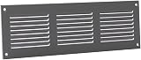Europlast 300x100mm Grey Metal Air Vent Grille with Insect Mesh view 7