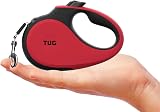 TUG Tiny 360° Retractable Dog Lead 3 m Anti-Slip Handlet Red view 2