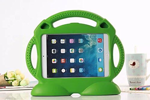 Eastchina® Safety Kids Child Ipad Case, Freestanding Case Handle Stand Cover Case for Ipad 4, 3, 2, Cases,protective, Durable Kids Ipad Case Covers. New Coverbot Fashion Style Super Light Weight Cute Kids Child Shock Proof Steering Wheel EVA Foam Handle Stand Super Protection Convertible Protective Cover Case for Apple Ipad 4 Ipad 4g Ipad 4th Generation Ipad with Retina Display Ipad 2, the New Ipad 3 (Green)