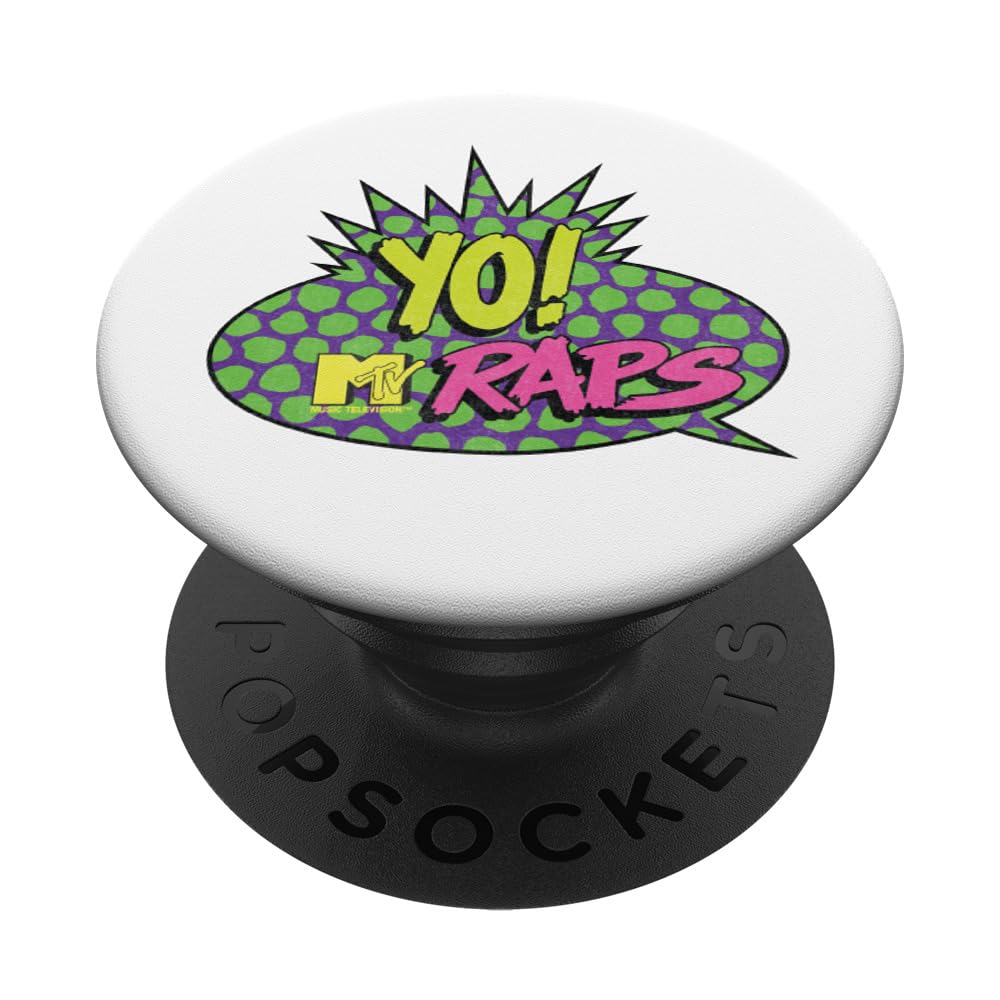 Yo MTV Raps Classic Logo Design PopSockets Adhesive PopGrip