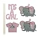 Keklle Pink Elephant Cake Topper Baby Elephant Themed Cupcake Picks It Is A Girl Baby Shower Birthday Party Decorations Supplies