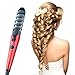 Curling Iron Anti-scalded Curling wand Spiral Hair Curler with Ceramic Coating (Ferrari Red)