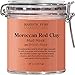 MAJESTIC PURE Moroccan Red Clay Facial Mud Mask with British Rose – Natural Skin Care Face Mask for Pore Cleansing and Dull & Sensitive Skin – Fights Acne and Blackheads – 10 ozthumb 2