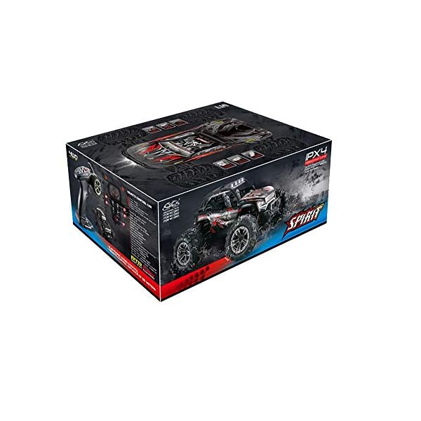 Yamyannie RC-Car Reifen Rc Polizeiauto 1/16 2.4G 4WD 52km / h High Speed ​​Brushless RC Auto Dessert LKW Fahrzeugmodelle… – Bild 4