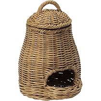 Panier Osier Naturel Élégant - Rangement Fruits, Pommes De Terre, Oignons & Collations - Style Ferme Moderne