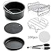 Air Fryer Accessories for Gowise Phillips Cozyna and Secura, Set of 7, Fit all Airfryer 3.7QT - 4.2QT - 5.3QT - 5.8QT
