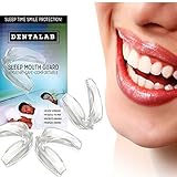 TMJ Mouth Guard Night Time for Grinding Teeth, Bruxism, And Clenching - Includes 3 Custom Fit Professional Dental Guards - Dentist Approved