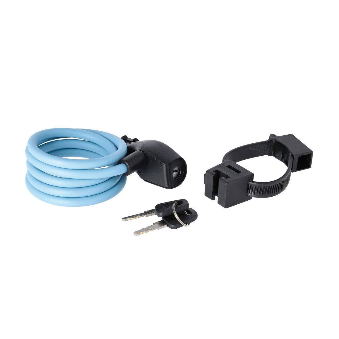 AXA Unisex - Adult Resolute 120/8 Cable Lock, Ice Blue, 120cm, 8mm