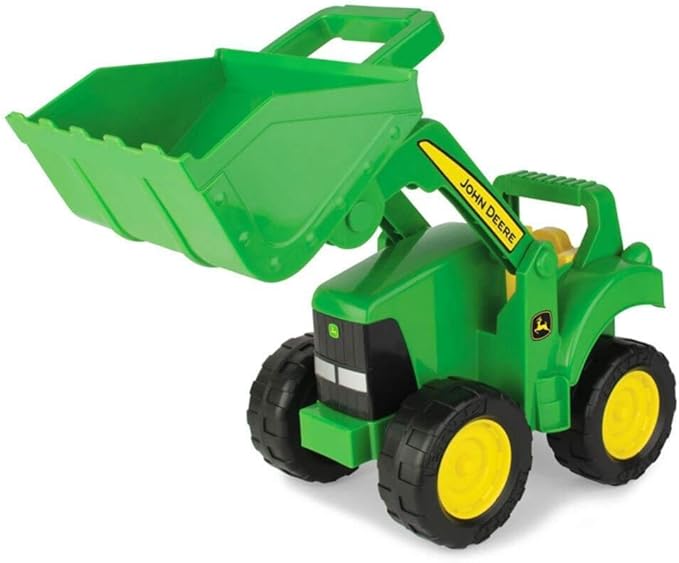 John Deere Big Scoop Tractor Toy with Loader, 15Inch