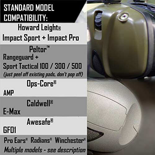 1 Noisefighters+Glasses+Rangeguard+Tactical+Compatible