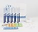 Teeth Whitening Kit 10 Syringes Strongest 44% Carbamide Peroxide Vegan Teeth Whitening Gel, Light and Teeth Bleaching Trays Included