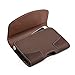 2 Pack iNNEXT 8 Pouch Case, Universal Premium Horizontal Leather Case Pouch Holster w/Magnetic Closure w/Belt Clip Holster and Belt Loops for X 7 6S 6 4.7 inch (Brown/Black)