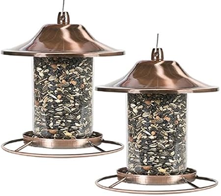 Amazon Com Perky Pet Copper Panorama Bird Feeder 312c 2 Pack