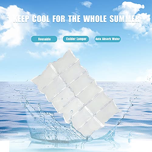 Dry Ice Packs Sheets for Coolers 120 Cells Reusable Ice Cold Packs for