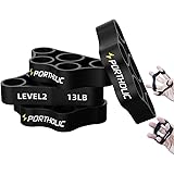 Hand Exerciser Grip Strengthener,Finger Stretcher Hand Grip Resistance Bands Hand Strengthener Hand Strengthening Forearm Exerciser 4PCS Set for Arthritis Carpal Tunnel Exercise Guitar & Rock Climbing