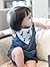 Baby Bandana Drool Bibs Organic 6 Pack for Boys and Girls Absorbent Soft Cotton for Teething Feeding Unisex Baby Shower Gift Set Burp Cloth From Lil Dandelion (Mono)
