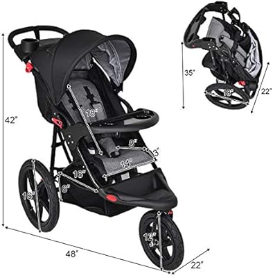 costzon jogging stroller