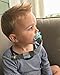 Babygoal White Black Pacifier Clips, 3 Pack Pacifier Holder Clips for Boys and Girls Fits for Most Pacifier Styles & Baby Toys and Baby Gift MP01