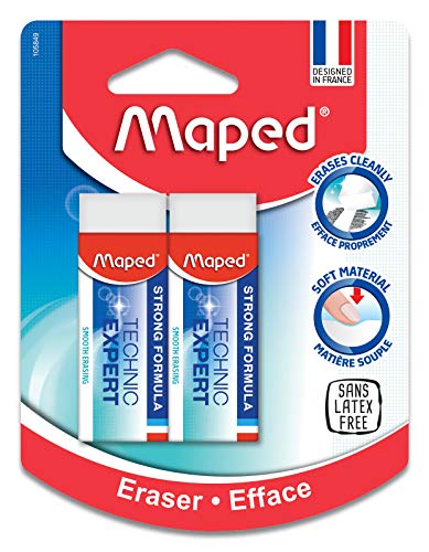 Maped Technic Expert Vinyl Eraser x2 (105849) - Thumbnail 4