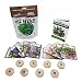 Culinary Herb Seeds Collection w/Coco Coir Pellets and Growing Guide - 10 Non-GMO Heirloom Varieties: Basil, Thyme, Rosemary, Oregano, Parsley, Lavender, Sage, Cilantro, Chives, and Dill primary