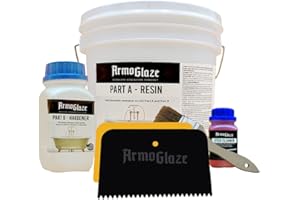 armoglaze Clawfoot Refinishing Kit, Easy Pour-on Application, Odorless, White Coating - Made In USA. (For One Side).