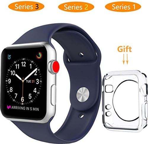 Smart Watch Band 42mm, Jihibo Band for Apple Watch 42mm Series 3 / Series2 / Series1, Sport, Edition.(42mm - Midnight Blue)
