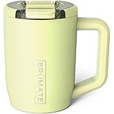 BrüMate Müv - 15oz 100% Leak Proof Insulated Coffee Mug with Handle & Lid - Stainless Steel Coffee Travel Mug - Double Walled Coffee Cup (Prickly Pear)