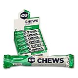 GU Energy Chews Double-Serving Sleeve, Watermelon, 18-Count