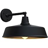 JOESA Large 18" Outdoor barn gooseneck Light, Vintage Farmhouse Style Wall Mounted barn Light, Perfect as an Exterior Light F