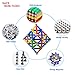 XUELIEE 206 pcs Educational Magnetic Sticks Building Blocks Toys, Magnetic Tiles Construction Blocks 3D Educational Toy Set for Kids