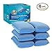 Commercial Miracle Microfiber Kitchen Sponge by Scrub-It - Large - Non-Scratch Heavy Duty Dishwashing Cleaning sponges- Machine Washable- (Blue, 6 Pack)