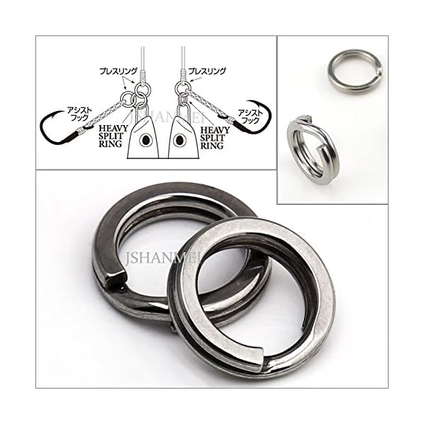 JSHANMEI-Heavy-Duty-Stainless-Steel-Split-Rings-Lures-Connectors-Fishing-Tackle-DIY-Art-and-Crafts