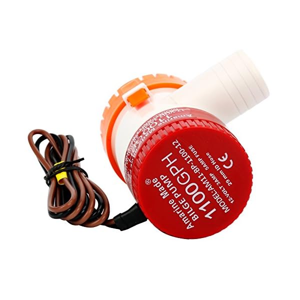 Amarine-made-1100gph-12v-Boat-Marine-Plumbing-Electric-Bilge-Pumps-1100gph-12v-3AMP-5AMP-Fuse-29MM-ID-Hose