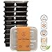 Healthy Packers Meal Prep Containers 3 Compartment with Lids| Compartment Food Prep Containers, For Lunch and Portion Control| Bento Box Containers (32oz, 10 pack)