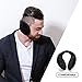 QXQY Earmuffs Unisex Classic Foldable Fleece Winter Outdoor Ear Warmer, Black