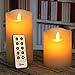 Aignis Flameless LED Battery Operated Candles for Home/Wedding/Party/Birthday Decor (Yellow)