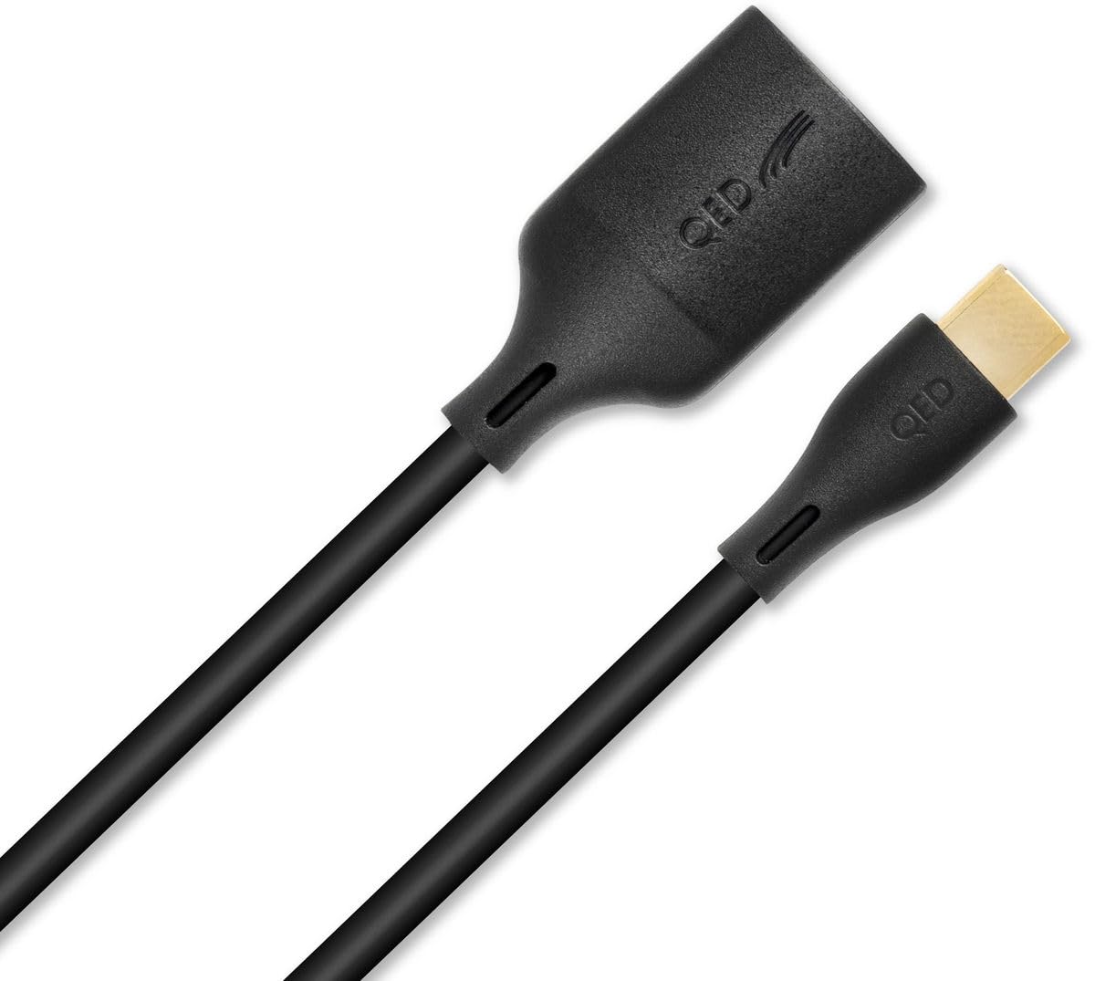 QED 0.15m USB A(F) to C(M) Cable