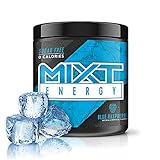 MIXT Energy - Designed for Concentration, Focus, and Hours of Energy Without the Crash(Blue Raspberry, 60 Serving)