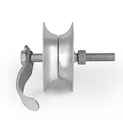 Wmebee 2 Pack Sliding Gate Rollers 5" Steel Pipe