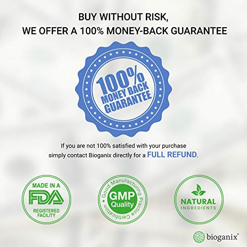 Bioganix Colon Detox and Weight Loss Supplement with Herbal Formula for Adults, 120 Capsules